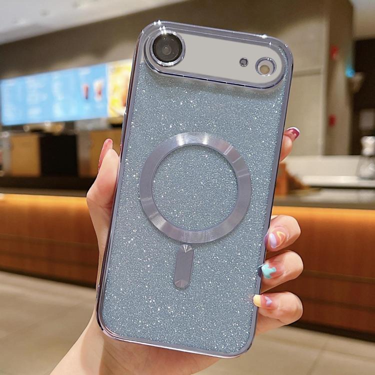 For iPhone Air Glitter Electroplating MagSafe TPU Phone Case