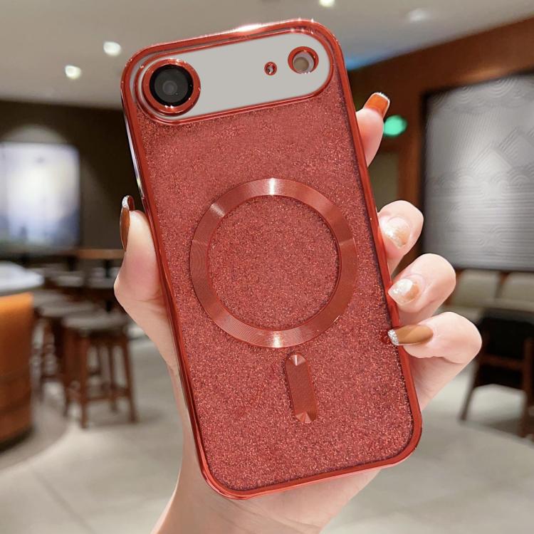 For iPhone Air Glitter Electroplating MagSafe TPU Phone Case