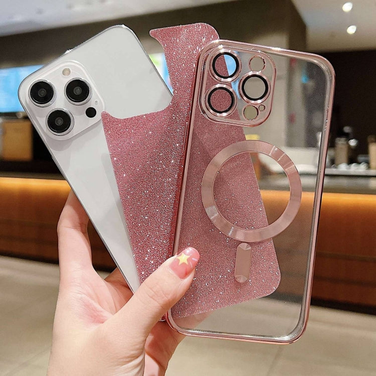 For iPhone 16 Plus Glitter Electroplating MagSafe TPU Phone Case