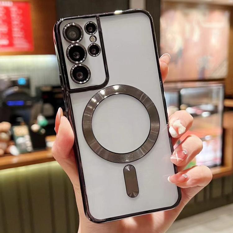 For Samsung Galaxy S25 Ultra 5G MagSafe Electroplating TPU Phone Case