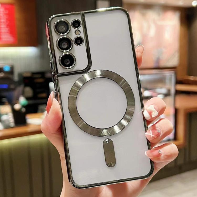 For Samsung Galaxy S25 Ultra 5G MagSafe Electroplating TPU Phone Case