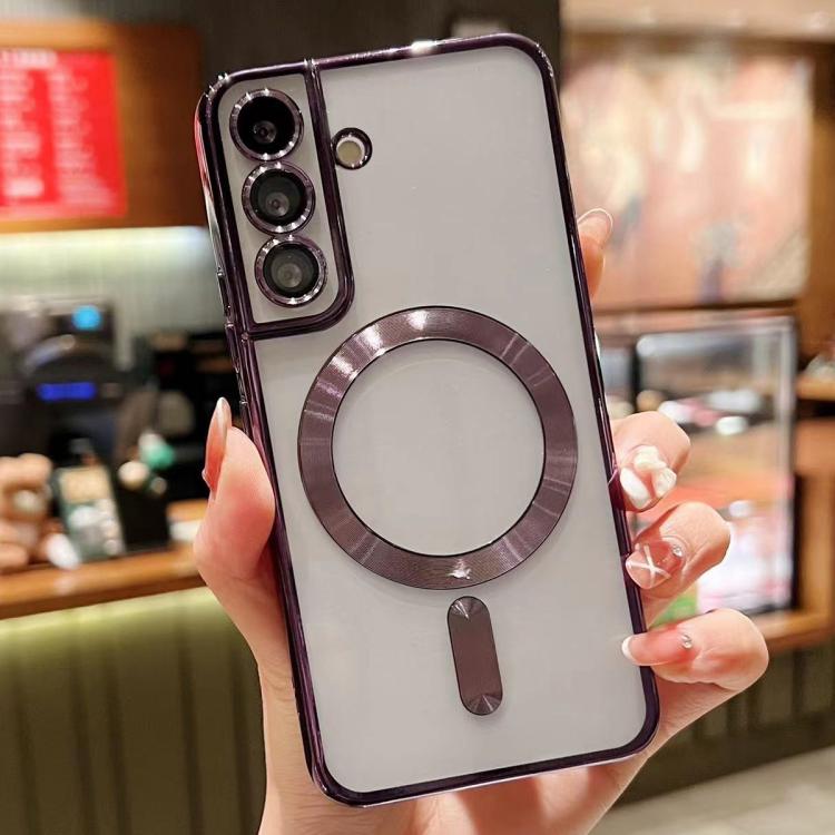 For Samsung Galaxy S25 FE 5G MagSafe Electroplating TPU Phone Case