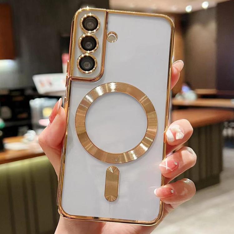 For Samsung Galaxy S25 FE 5G MagSafe Electroplating TPU Phone Case