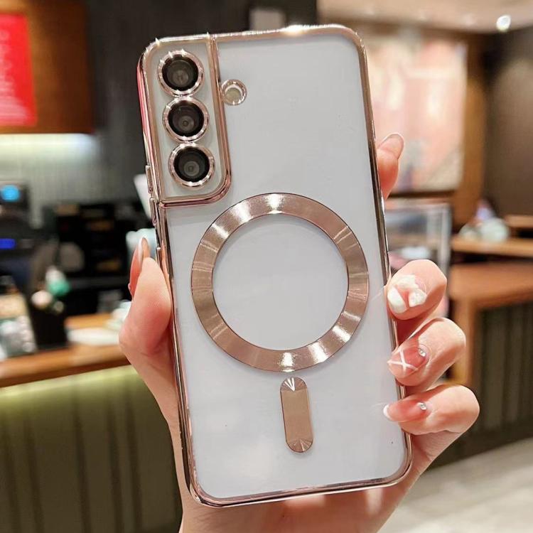 For Samsung Galaxy S25 FE 5G MagSafe Electroplating TPU Phone Case