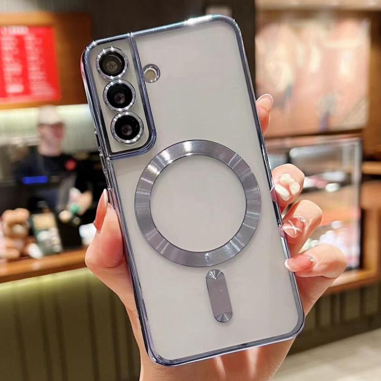 For Samsung Galaxy S25 FE 5G MagSafe Electroplating TPU Phone Case