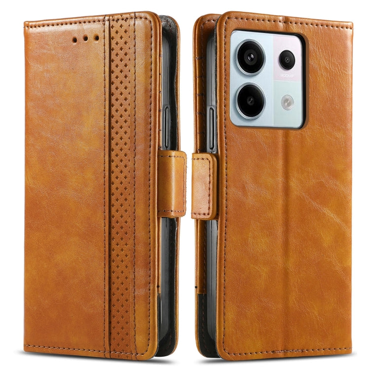 For Xiaomi Redmi Note 13 Pro 4G CaseNeo Splicing Dual Magnetic Buckle Leather Phone Case