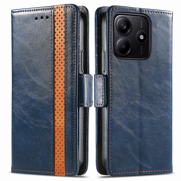 For Xiaomi Redmi Note 14 5G CaseNeo Splicing Dual Magnetic Buckle Leather Phone Case