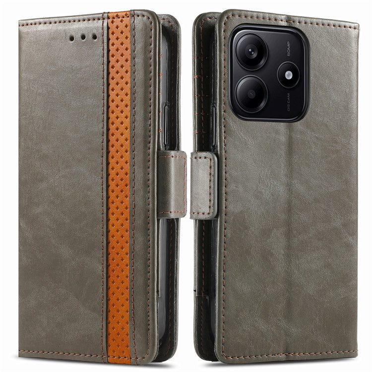 For Xiaomi Redmi Note 14 5G CaseNeo Splicing Dual Magnetic Buckle Leather Phone Case