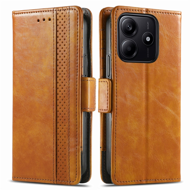 For Xiaomi Redmi Note 14 5G CaseNeo Splicing Dual Magnetic Buckle Leather Phone Case