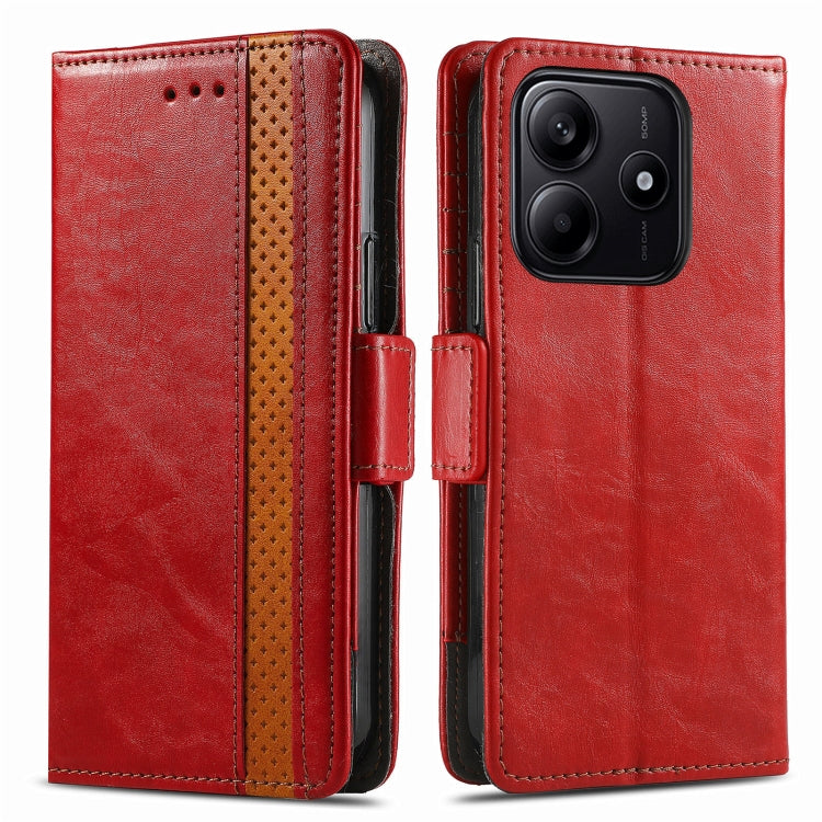 For Xiaomi Redmi Note 14 5G CaseNeo Splicing Dual Magnetic Buckle Leather Phone Case