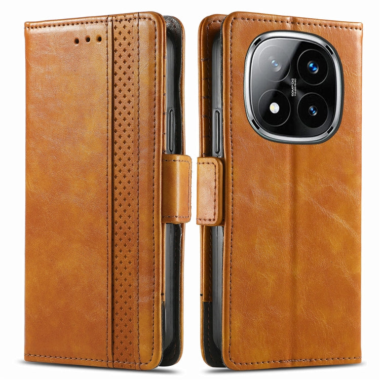 For Xiaomi Redmi Note 14 Pro 5G CaseNeo Splicing Dual Magnetic Buckle Leather Phone Case