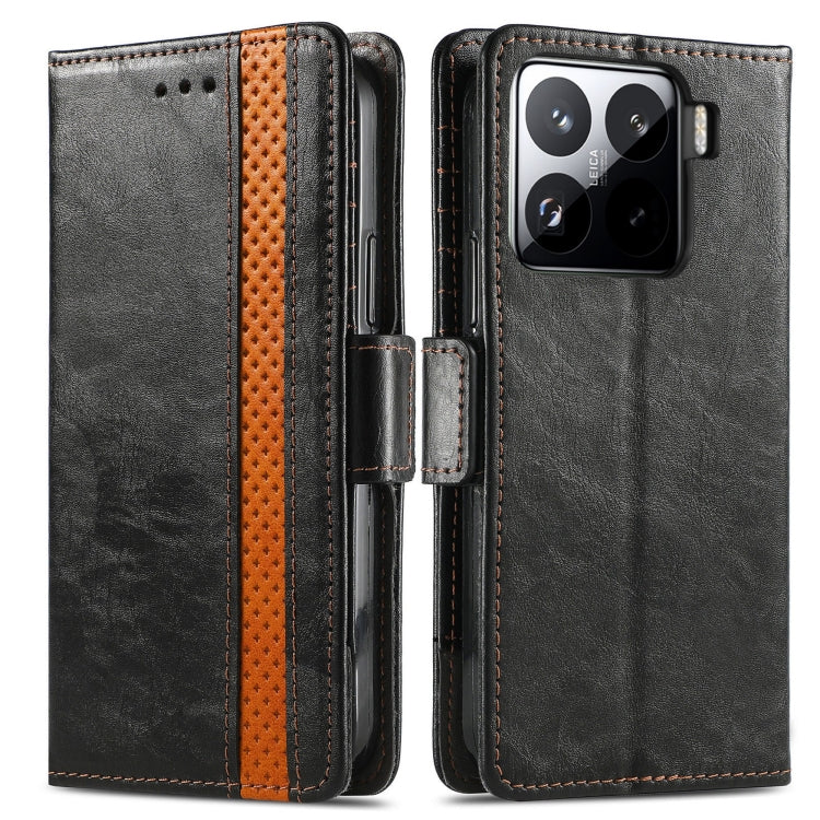 For Xiaomi 15 Pro CaseNeo Splicing Dual Magnetic Buckle Leather Phone Case