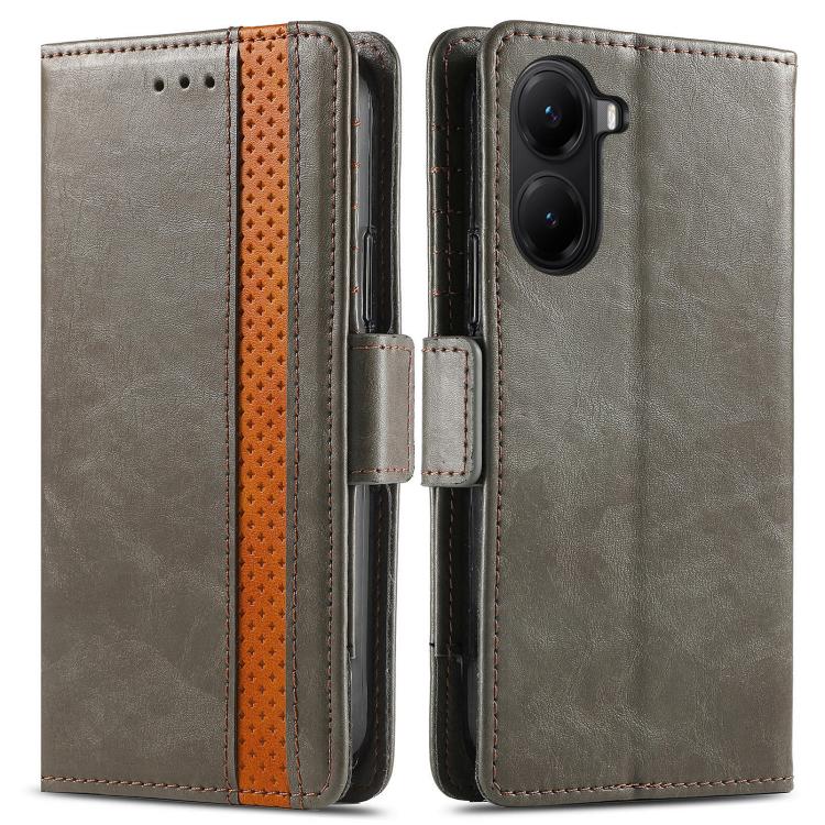 For Xiaomi Poco X7 Pro CaseNeo Splicing Dual Magnetic Buckle Leather Phone Case