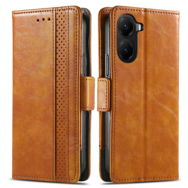 For Xiaomi Poco X7 Pro CaseNeo Splicing Dual Magnetic Buckle Leather Phone Case