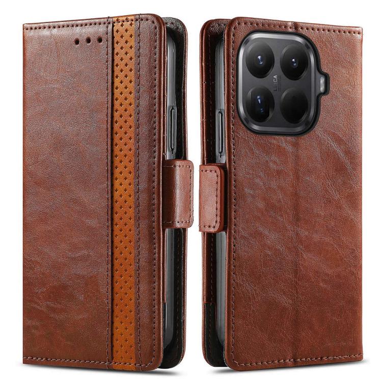 For Xiaomi 15T Pro CaseNeo Splicing Dual Magnetic Buckle Leather Phone Case