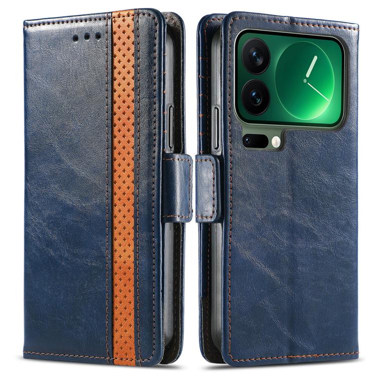 For Xiaomi 17 Pro CaseNeo Splicing Dual Magnetic Buckle Leather Phone Case