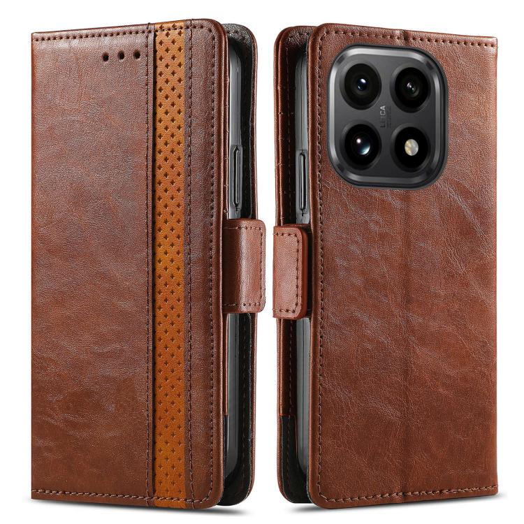 For Xiaomi 15T CaseNeo Splicing Dual Magnetic Buckle Leather Phone Case