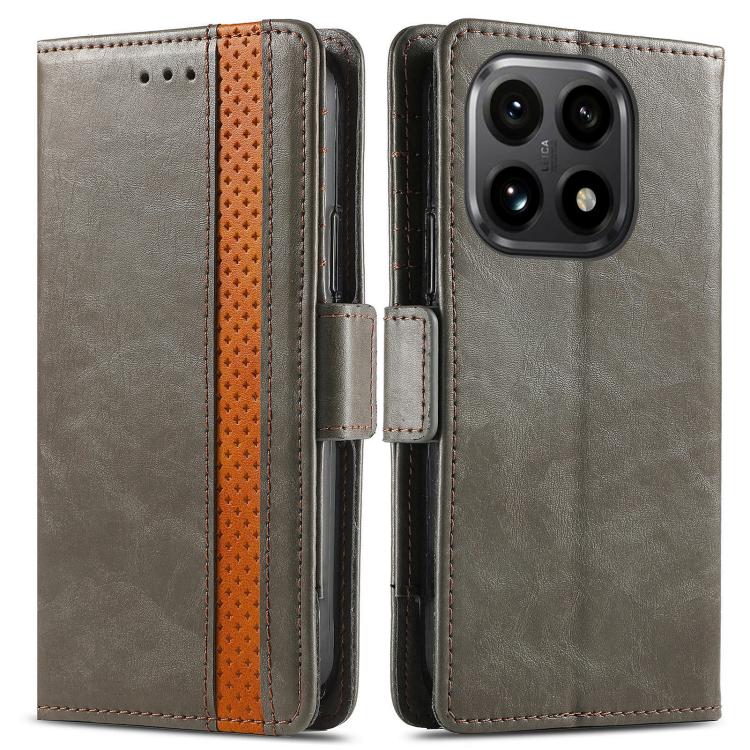 For Xiaomi 15T CaseNeo Splicing Dual Magnetic Buckle Leather Phone Case