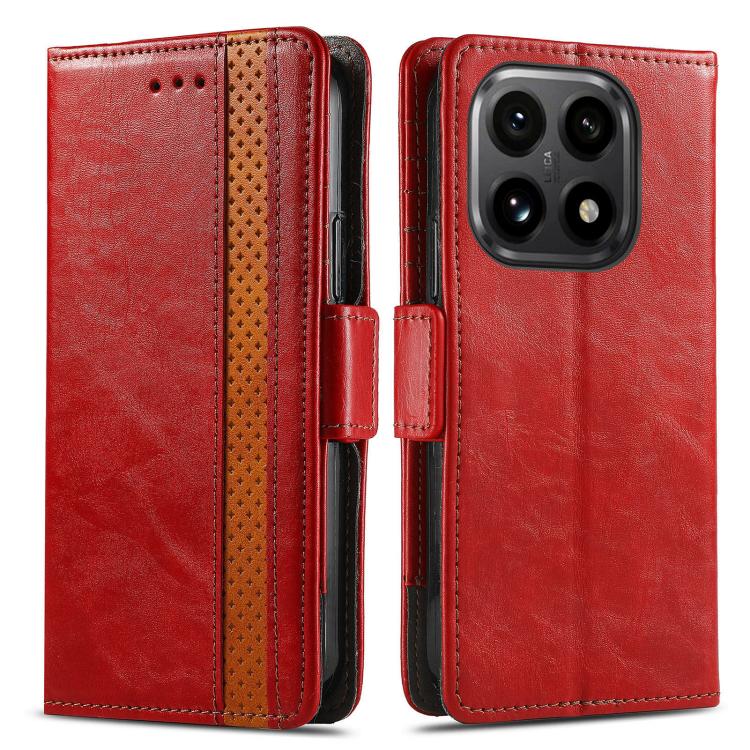 For Xiaomi 15T CaseNeo Splicing Dual Magnetic Buckle Leather Phone Case
