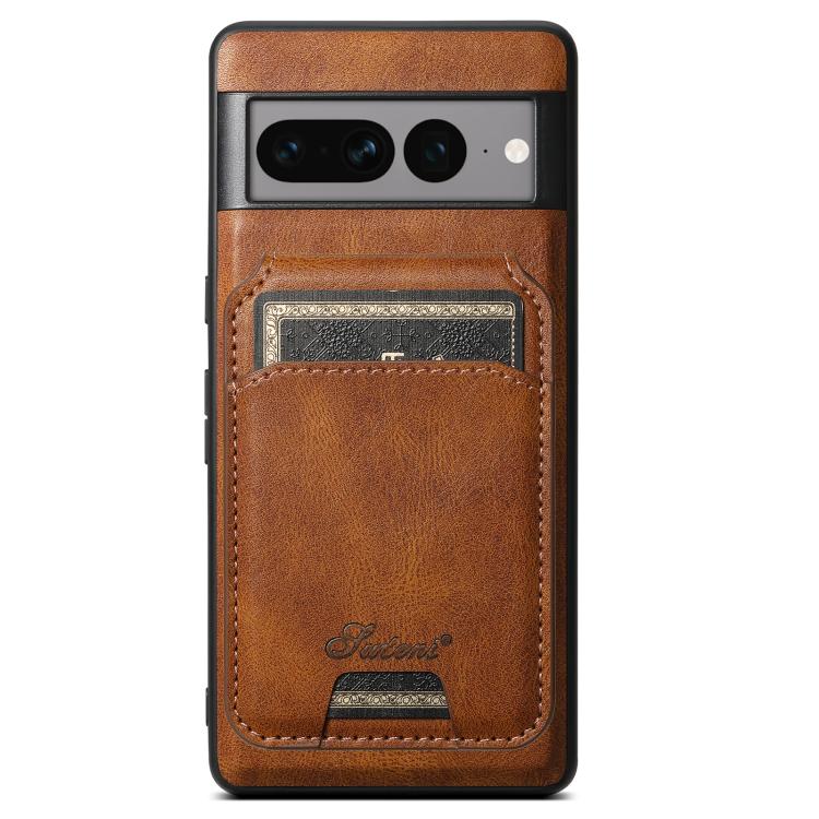 For Google Pixel 10 Pro XL Suteni H15 Oil Eax Leather Detachable Wallet Back Phone Case