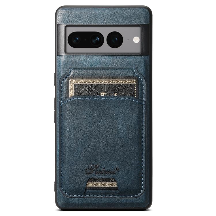 For Google Pixel 10 Pro Suteni H15 Oil Eax Leather Detachable Wallet Back Phone Case