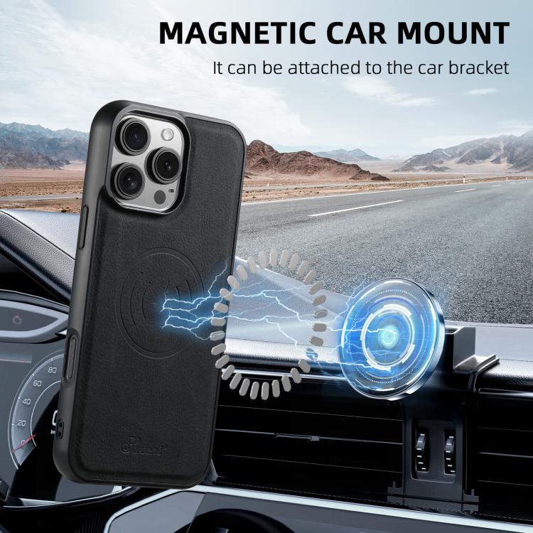 For iPhone 17e / 16e Suteni H16 Litchi Texture Leather Detachable Wallet Back Phone Case
