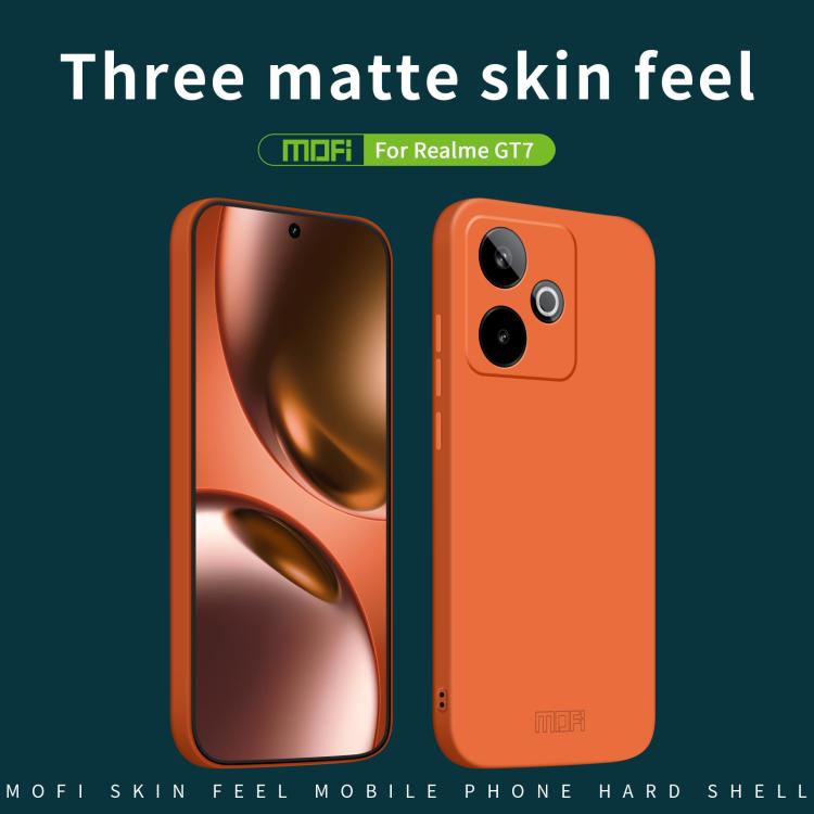 For Realme GT 7 Global MOFI Qin Series Skin Feel All-inclusive PC Phone Case