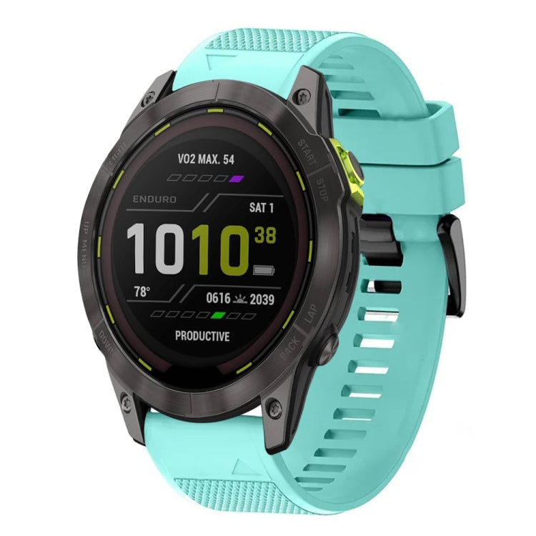 For Garmin Enduro 3 Quick Release 26mm Silicone Watch Band
