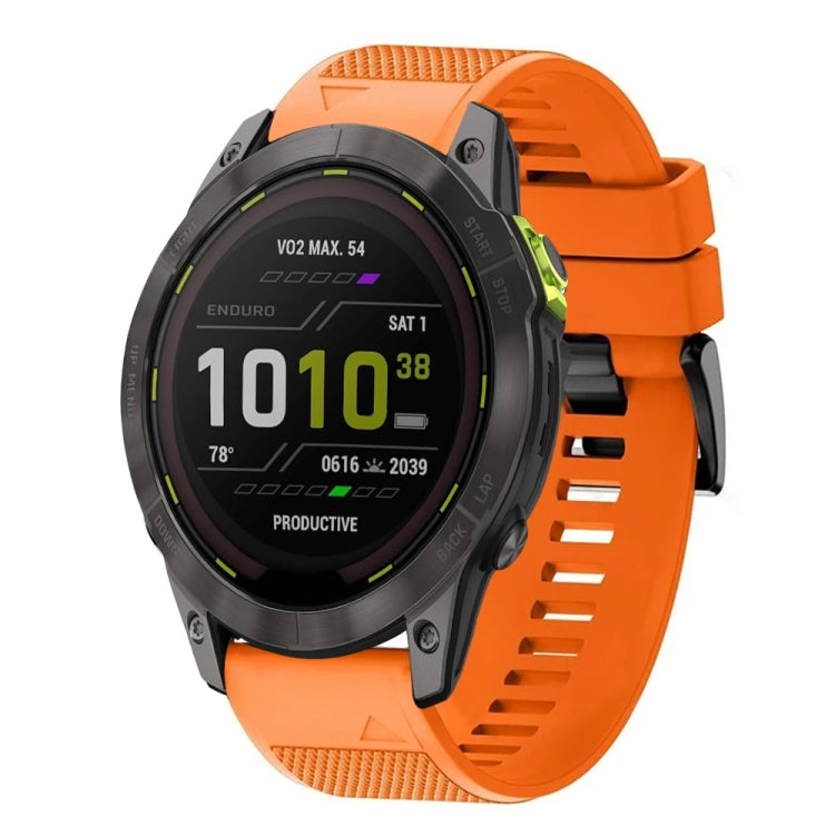 For Garmin Enduro 3 Quick Release 26mm Silicone Watch Band