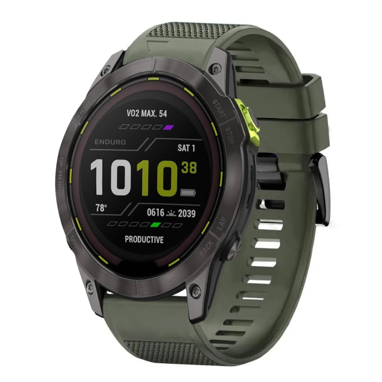 For Garmin Enduro 3 Quick Release 26mm Silicone Watch Band