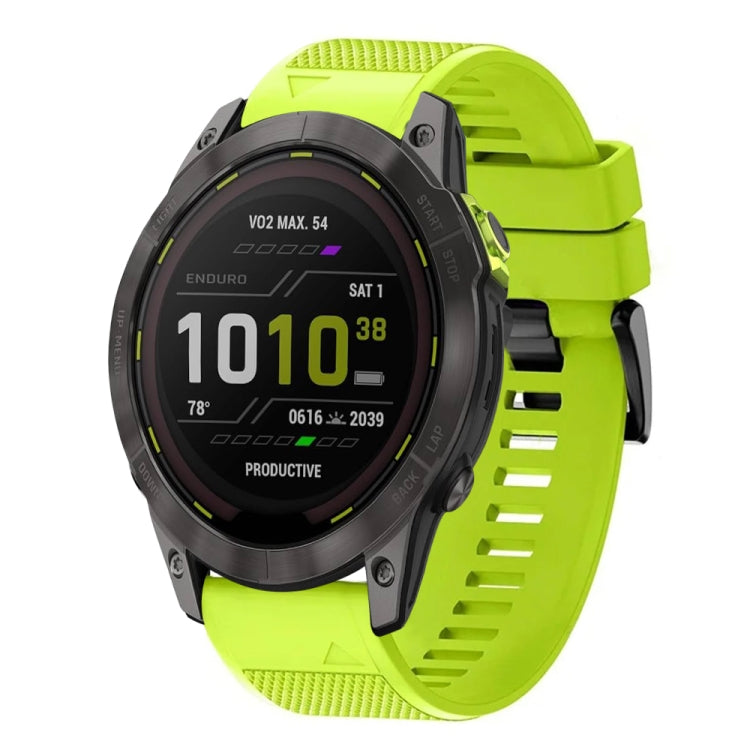For Garmin Enduro 3 Quick Release 26mm Silicone Watch Band