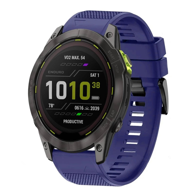 For Garmin Enduro 3 Quick Release 26mm Silicone Watch Band
