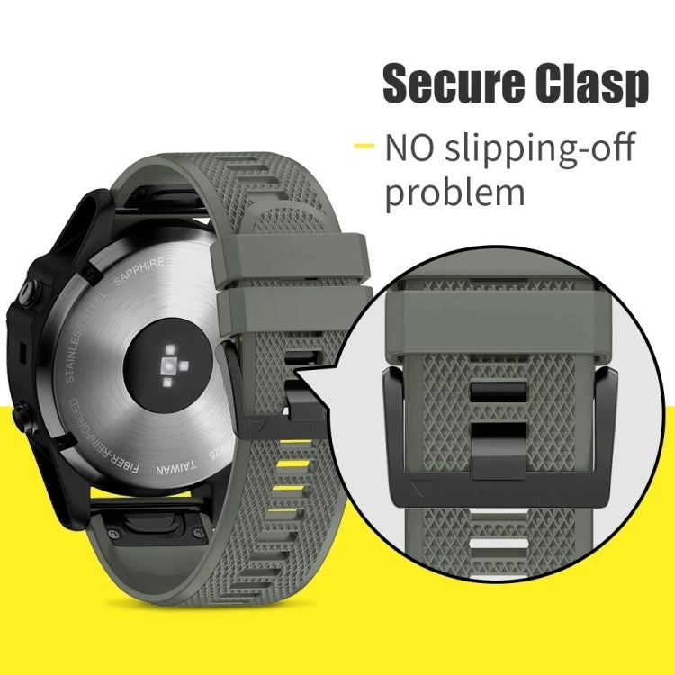 For Garmin Enduro 3 Quick Release 26mm Silicone Watch Band