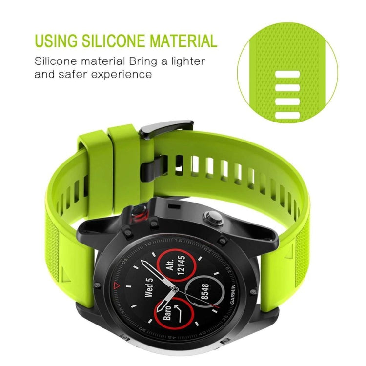 For Garmin Enduro 3 Quick Release 26mm Silicone Watch Band