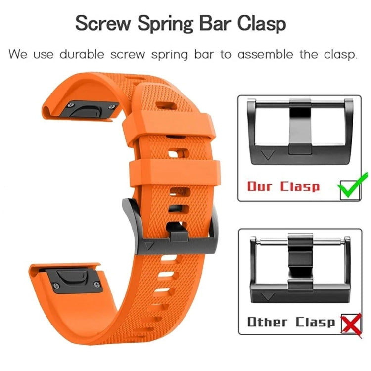 For Garmin Enduro 3 Quick Release 26mm Silicone Watch Band