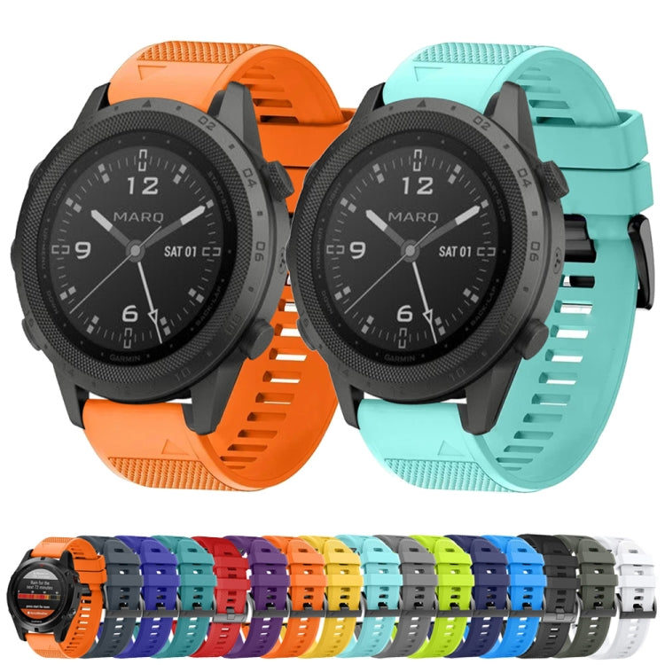 For Garmin Fenix 8 AMOLED 47mm Quick Release 22mm Silicone Watch Band