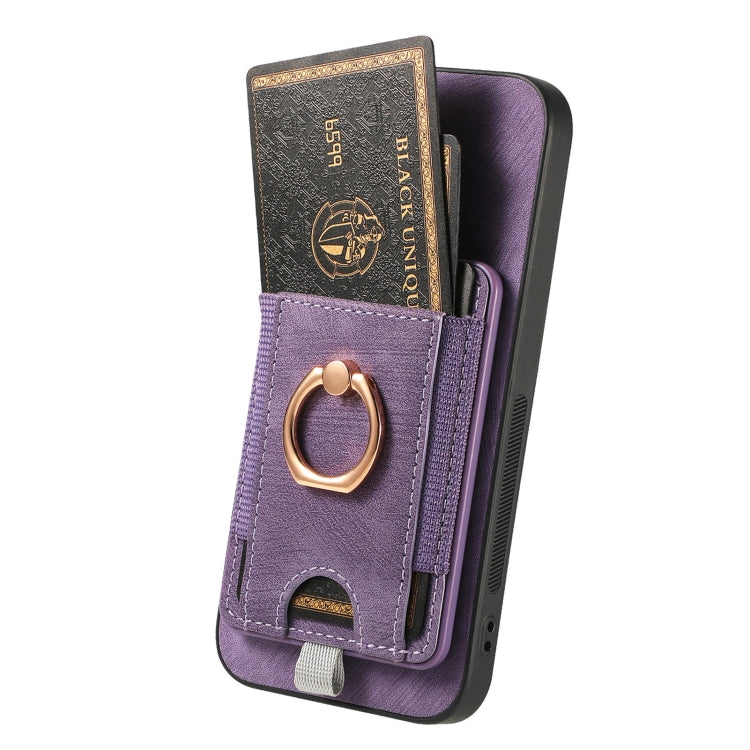 For Xiaomi Redmi Note 14 5G Retro Splitable Magnetic Card Bag Leather Phone Case