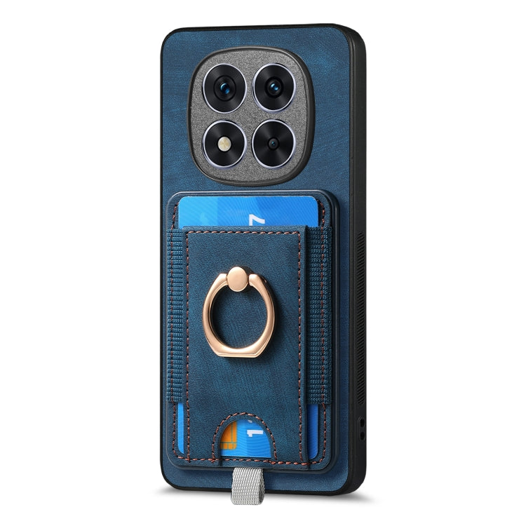 For Xiaomi Redmi Note 14 Pro 5G Retro Splitable Magnetic Card Bag Leather Phone Case