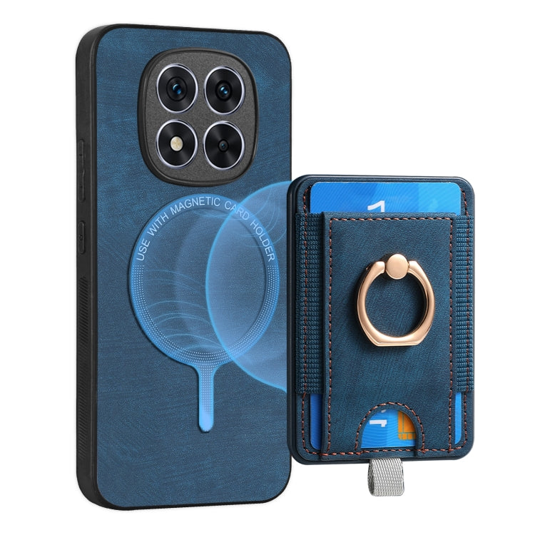 For Xiaomi Redmi Note 14 Pro 5G Retro Splitable Magnetic Card Bag Leather Phone Case