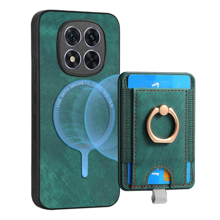 For Xiaomi Redmi Note 14 Pro 5G Retro Splitable Magnetic Card Bag Leather Phone Case