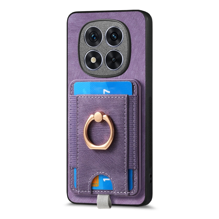For Xiaomi Redmi Note 14 Pro 5G Retro Splitable Magnetic Card Bag Leather Phone Case