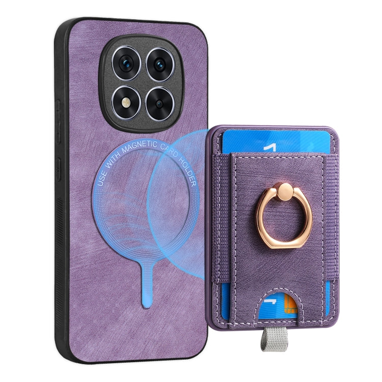 For Xiaomi Redmi Note 14 Pro 5G Retro Splitable Magnetic Card Bag Leather Phone Case