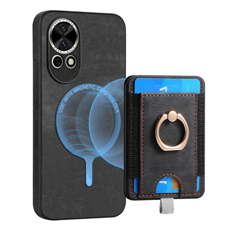 For Huawei nova 13 Retro Splitable Magnetic Card Bag Leather Phone Case