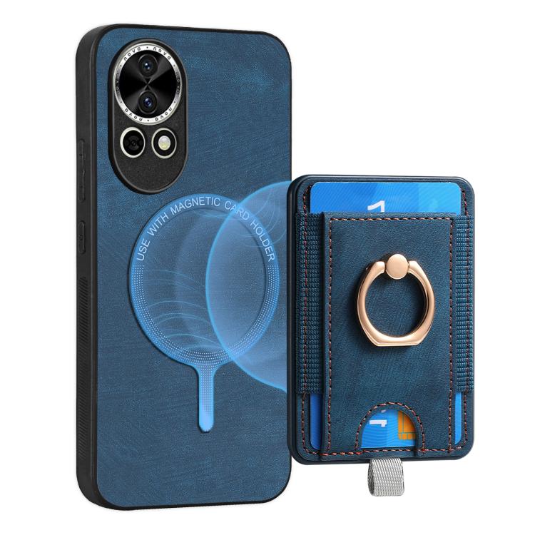 For Huawei nova 13 Retro Splitable Magnetic Card Bag Leather Phone Case