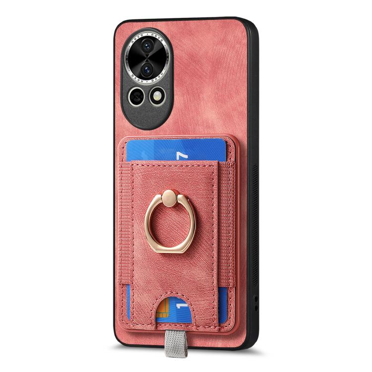 For Huawei nova 13 Retro Splitable Magnetic Card Bag Leather Phone Case