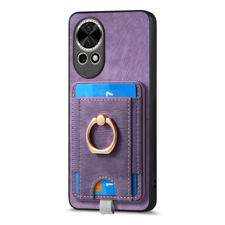 For Huawei nova 13 Retro Splitable Magnetic Card Bag Leather Phone Case