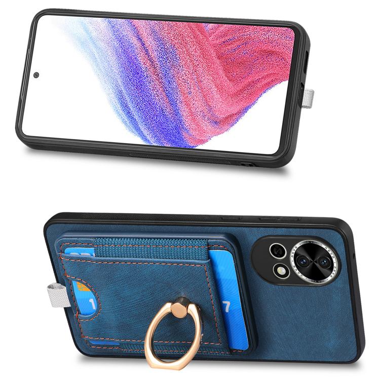 For Huawei nova 13 Pro Retro Splitable Magnetic Card Bag Leather Phone Case