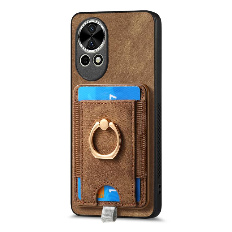 For Huawei nova 13 Pro Retro Splitable Magnetic Card Bag Leather Phone Case
