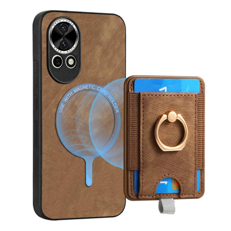 For Huawei nova 13 Pro Retro Splitable Magnetic Card Bag Leather Phone Case