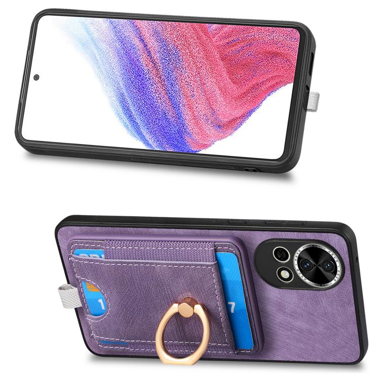 For Huawei nova 13 Pro Retro Splitable Magnetic Card Bag Leather Phone Case